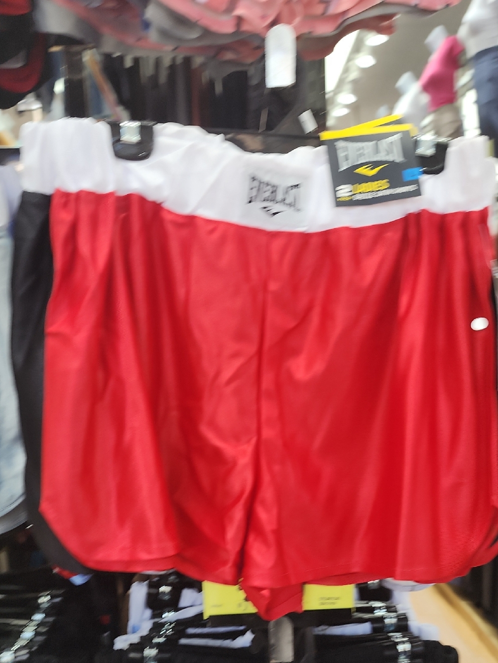 Everlast Red With White And Black With White Boxing Shorts 2 Pairs